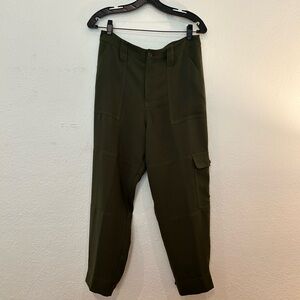 Trina Turk Olive Cargo Pants